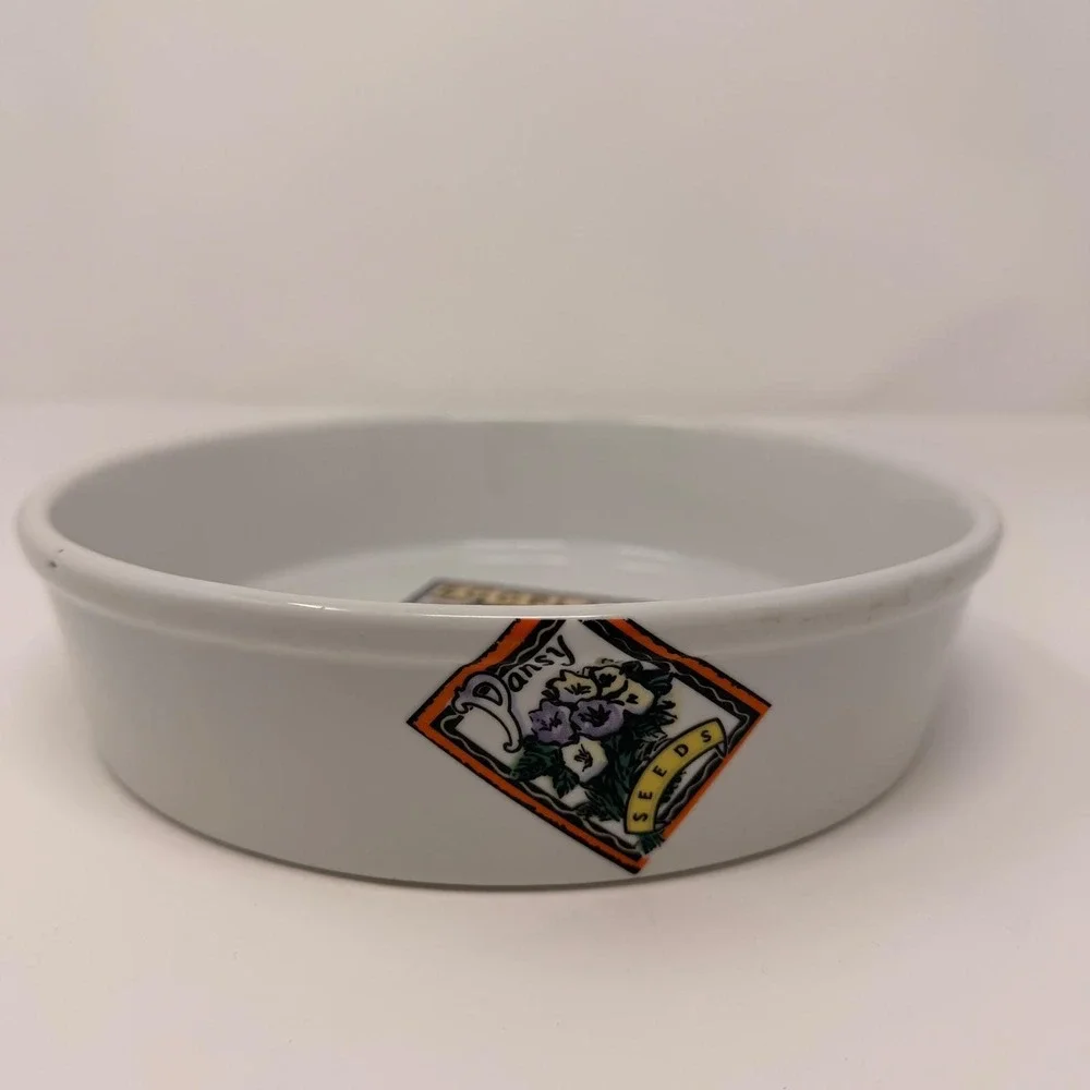 BIA Cordon Bleu Quiche Dish Unisex 9.5in‎ White Eggplant Seed Packet